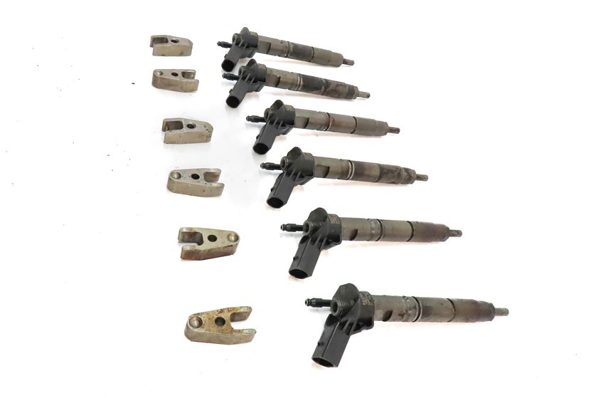 Thumbnail 3: 07-13 MERCEDES E GL ML R (W164 W211 W212 X164) 3.0L DIESEL FUEL INJECTOR SET 6