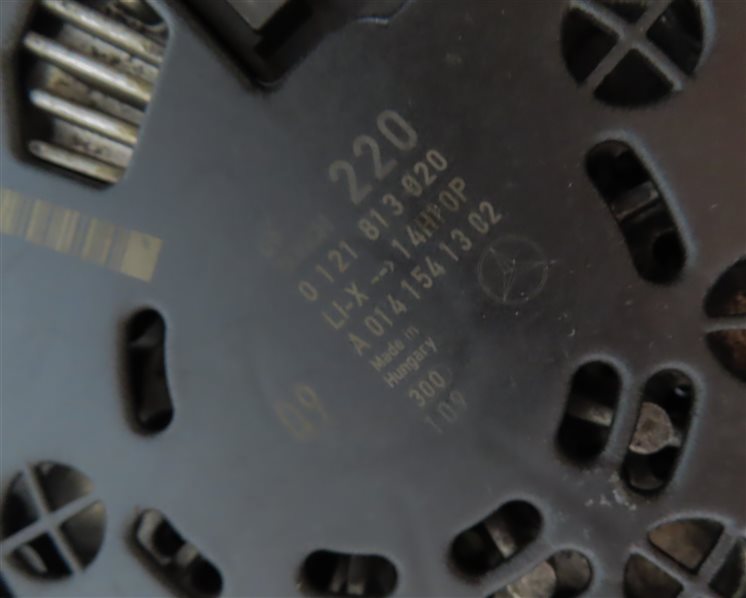 Thumbnail 7: 09-13 MERCEDES E GL ML S R CLASS (W164 W212 X164) 3.0L DIESEL 220 AMP ALTERNATOR