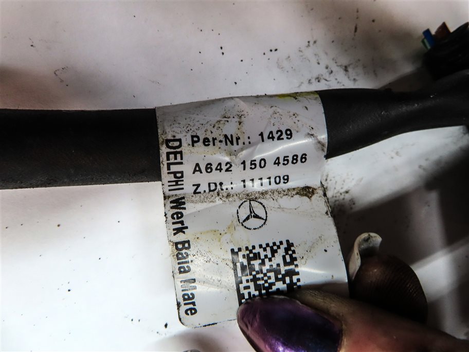 Thumbnail 11: 2012 MERCEDES GL350 (X164) 3.0L DIESEL (OM642) ENGINE MOTOR WIRE WIRING HARNESS