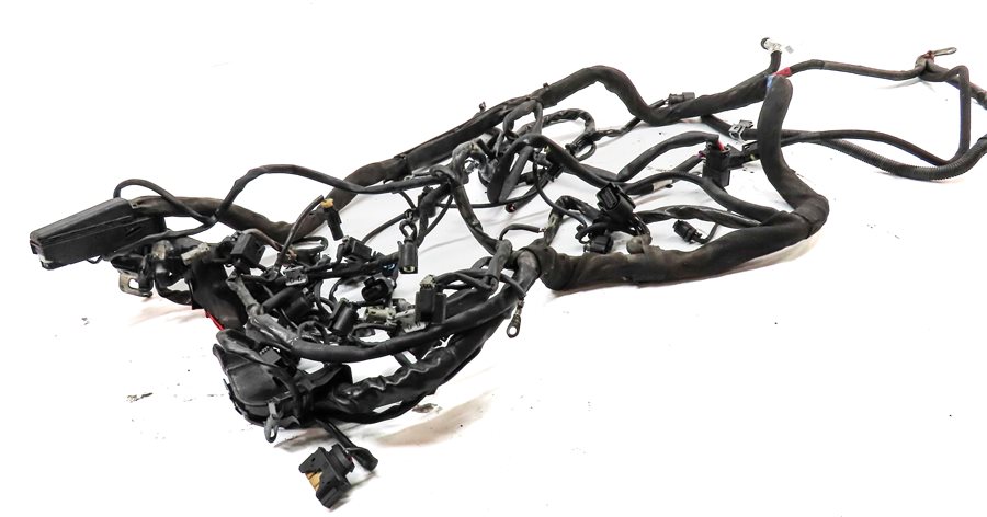 Thumbnail 3: 2012 MERCEDES GL350 (X164) 3.0L DIESEL (OM642) ENGINE MOTOR WIRE WIRING HARNESS