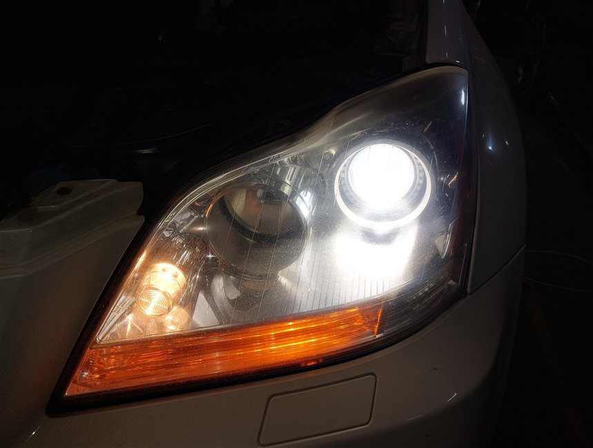 Thumbnail 2: 11-12 MERCEDES GL CLASS (X164) FRONT LEFT DRIVER XENON HID HEADLIGHT LAMP