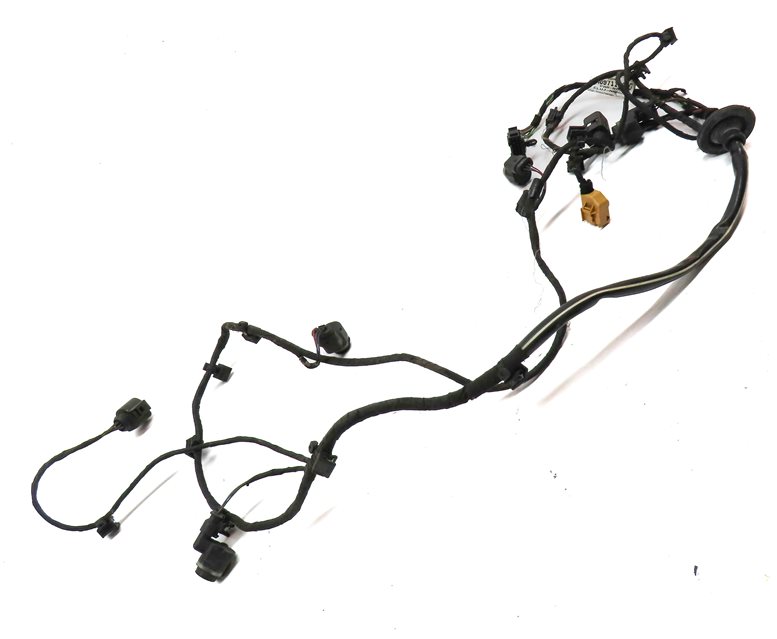 Thumbnail 3: 13 AUDI Q5 B8 8R REAR PARK ASSIST PDC DISTANCE CONTROL SENSOR HARNESS SET(White)