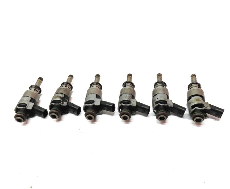 Thumbnail 2: 2011-2015 AUDI A6 A7 A8 Q5 Q7 S4 S5 (C7 D4 4L B8 8R 8T) 3.0L FUEL INJECTOR SET 6