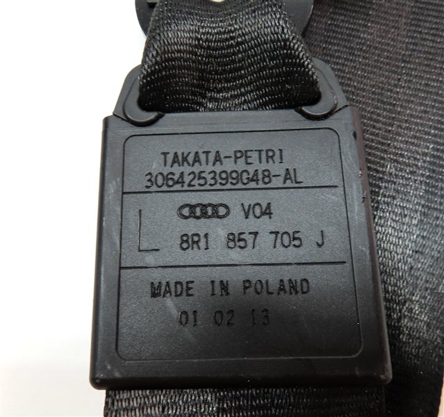 Thumbnail 6: 2009-2017 AUDI Q5 (B8 8R) FRONT LEFT DRIVER SEATBELT RETRACTOR (Black)
