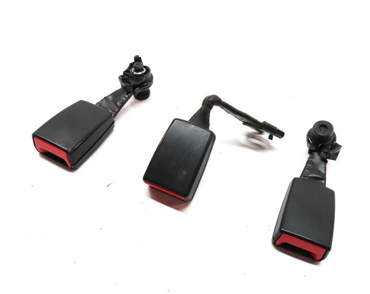 Thumbnail 1: 2013 AUDI Q5 (B8 8R) REAR LEFT CENTER RIGHT SEAT SEATBELT BUCKLE RECEIVER SET/3