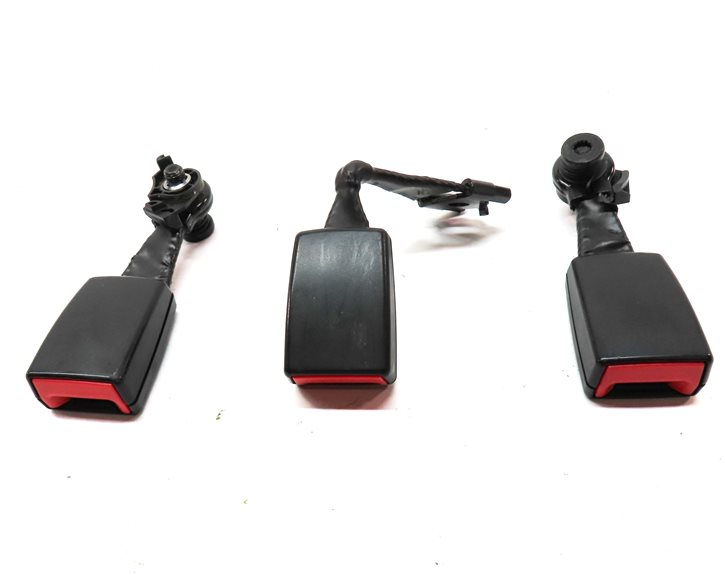 Thumbnail 2: 2013 AUDI Q5 (B8 8R) REAR LEFT CENTER RIGHT SEAT SEATBELT BUCKLE RECEIVER SET/3