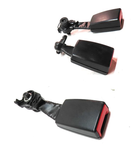 Thumbnail 3: 2013 AUDI Q5 (B8 8R) REAR LEFT CENTER RIGHT SEAT SEATBELT BUCKLE RECEIVER SET/3