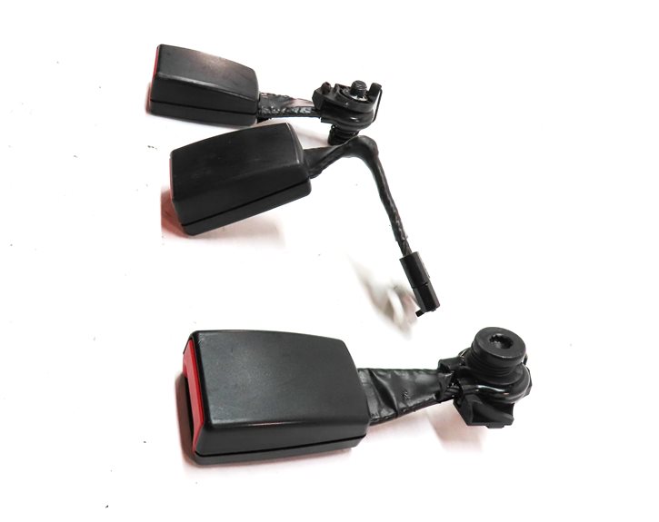Thumbnail 4: 2013 AUDI Q5 (B8 8R) REAR LEFT CENTER RIGHT SEAT SEATBELT BUCKLE RECEIVER SET/3