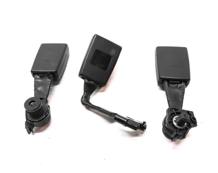 Thumbnail 5: 2013 AUDI Q5 (B8 8R) REAR LEFT CENTER RIGHT SEAT SEATBELT BUCKLE RECEIVER SET/3