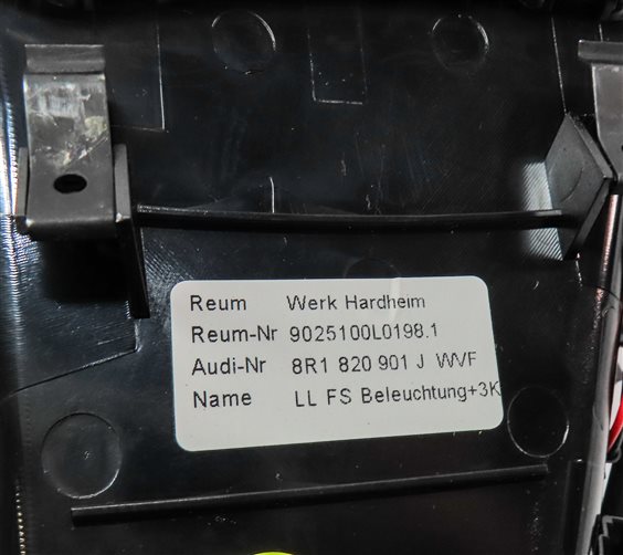 Thumbnail 6: 2013 AUDI Q5 (B8 8R) FRONT LEFT DRIVER DASH HEAT AIR AC HVAC VENT (Black)