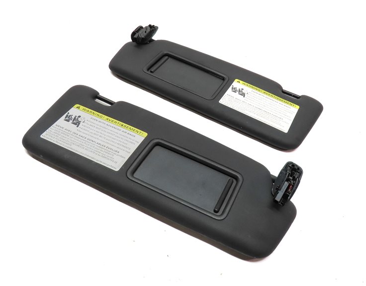 Thumbnail 1: 2013-2016 AUDI Q5 SQ5 (B8 8R) FRONT LEFT & RIGHT SUNVISOR SUN SHADE SET(Black)