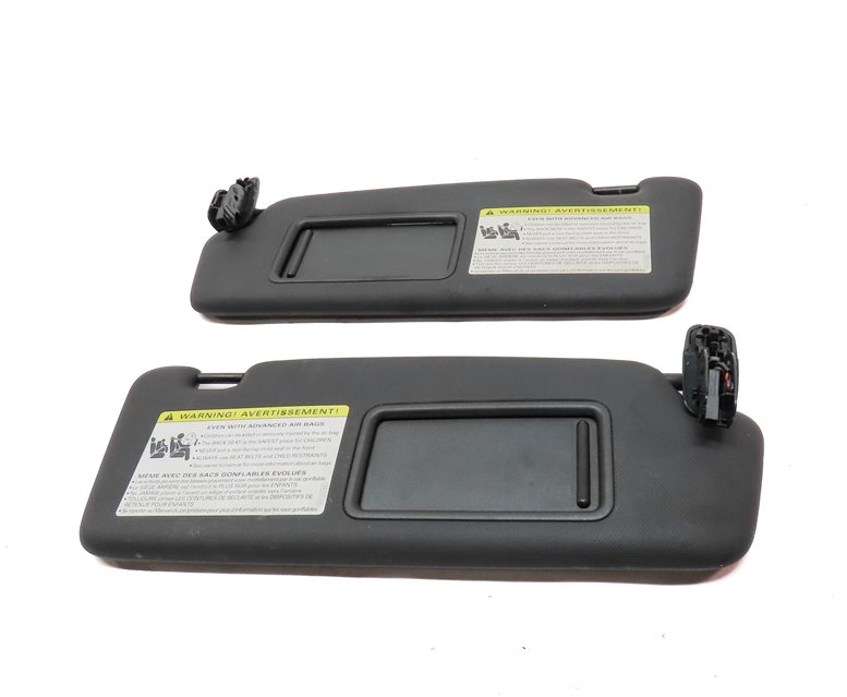 Thumbnail 2: 2013-2016 AUDI Q5 SQ5 (B8 8R) FRONT LEFT & RIGHT SUNVISOR SUN SHADE SET(Black)