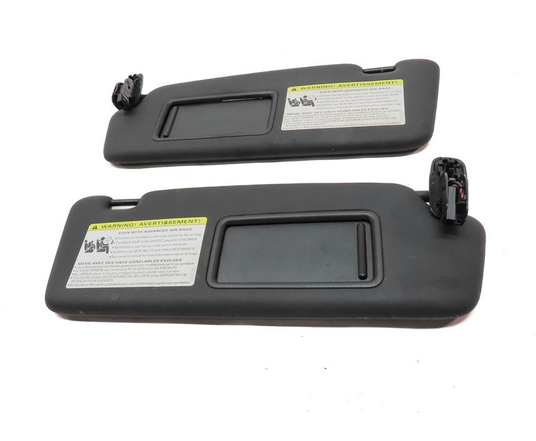 Thumbnail 3: 2013-2016 AUDI Q5 SQ5 (B8 8R) FRONT LEFT & RIGHT SUNVISOR SUN SHADE SET(Black)
