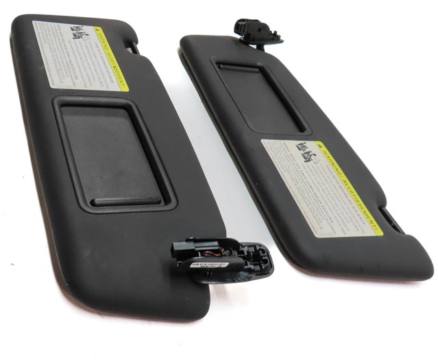 Thumbnail 4: 2013-2016 AUDI Q5 SQ5 (B8 8R) FRONT LEFT & RIGHT SUNVISOR SUN SHADE SET(Black)