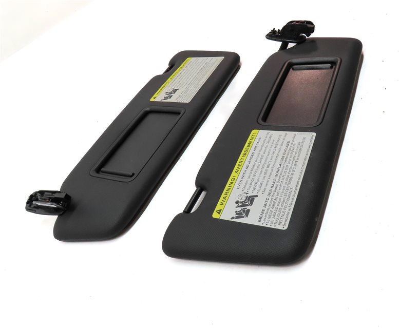 Thumbnail 5: 2013-2016 AUDI Q5 SQ5 (B8 8R) FRONT LEFT & RIGHT SUNVISOR SUN SHADE SET(Black)
