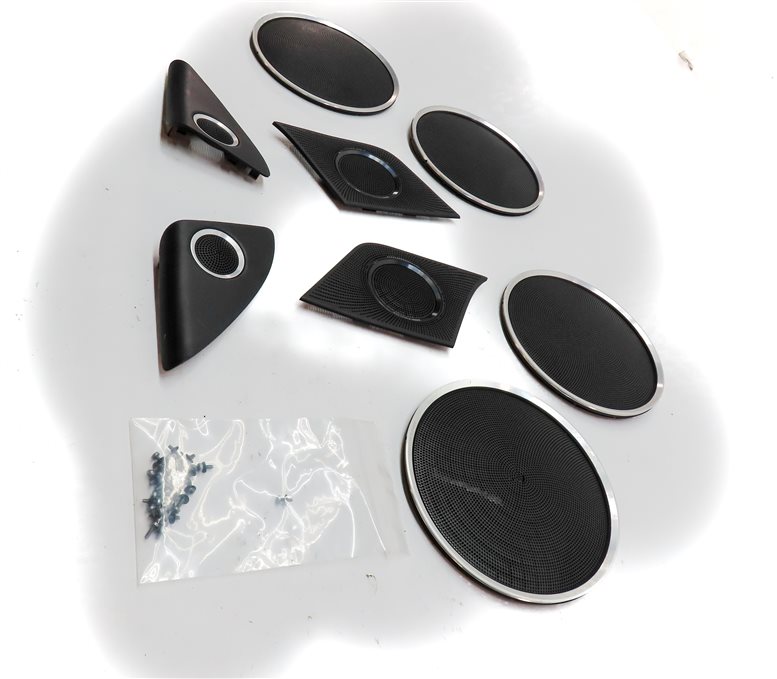 Thumbnail 4: 2013 AUDI Q5 (B8 8R) BANG & OLUFSEN SOUND SYSTEM SPEAKER GRILLE COVER SET/8