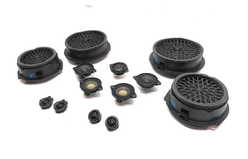 Thumbnail 1: 2013 AUDI Q5 (B8 8R) BANG & OLUFSEN AUDIO SOUND SYSTEM SPEAKER SET/13