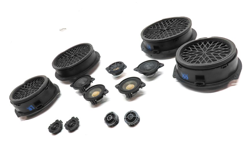 Thumbnail 2: 2013 AUDI Q5 (B8 8R) BANG & OLUFSEN AUDIO SOUND SYSTEM SPEAKER SET/13