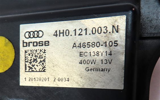 Thumbnail 10: 12-18 AUDI A6 A7 (C7) 3.0L SUPERCHARGED ENGINE RADIATOR COOLING FAN w/ SHROUD