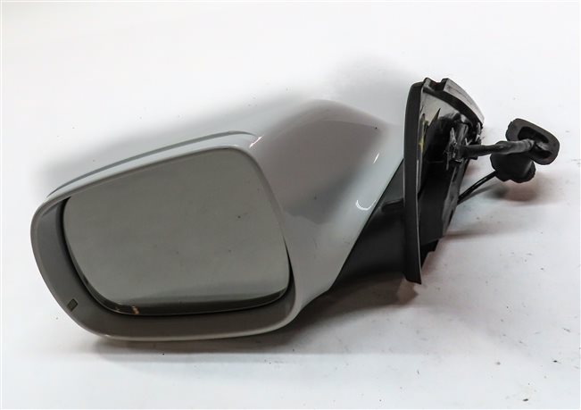 Thumbnail 3: 2009-2014 AUDI Q5 (B8 8R) LEFT FRONT DRIVER HEATED DOOR MIRROR (White)
