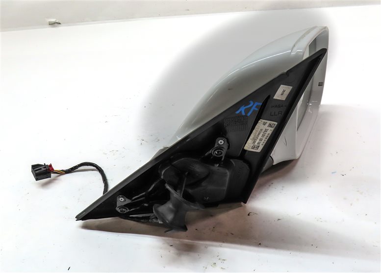 Thumbnail 4: 09-14 AUDI Q5 (8R) RIGHT P-FOLD HEAT AUTODIM MEMORY DOOR MIRROR w/ LIGHT (White)