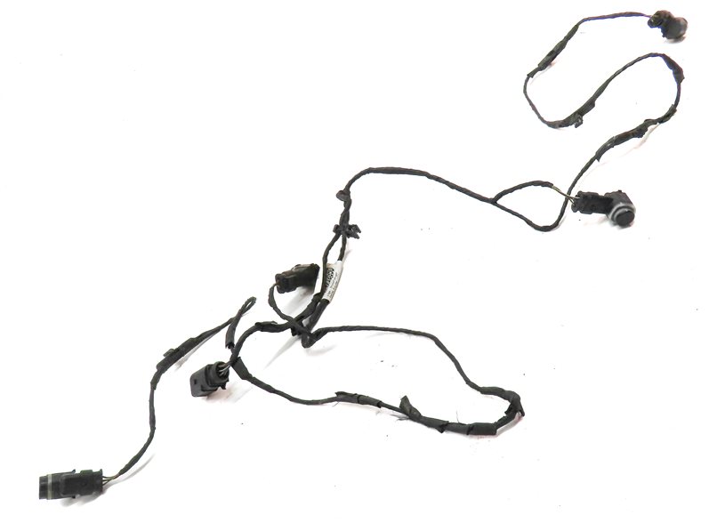 Thumbnail 3: 13 AUDI Q5 B8 8R FRONT PARK ASSIST PDC DISTANCE CONTROL SENSOR WIRE SET (White)