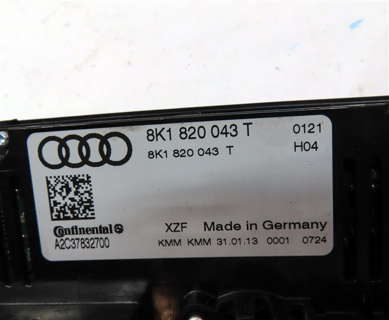 Thumbnail 8: 13-17 AUDI A4 S4 A5 S5 RS5 Q5 SQ5 (B8 8K 8T 8R) HEATER A/C TEMPERATURE CONTROL