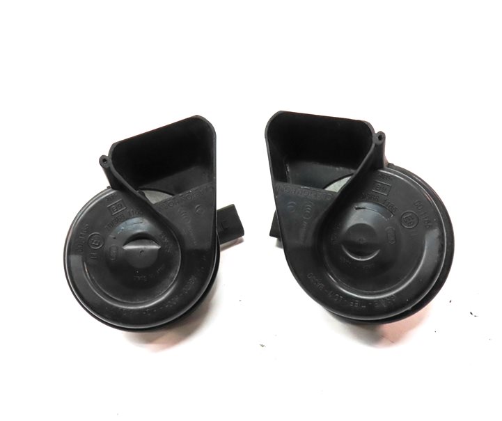 Thumbnail 5: 2007-2015 AUDI Q7 R8 (4L 4S) HIGH & LOW TONE NOTE SIGNAL SAFETY HORN SET-2
