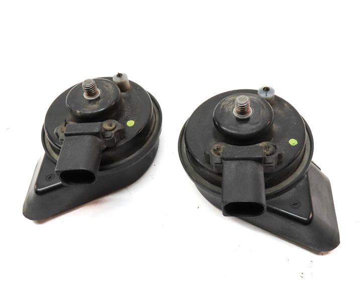 Thumbnail 6: 2007-2015 AUDI Q7 R8 (4L 4S) HIGH & LOW TONE NOTE SIGNAL SAFETY HORN SET-2