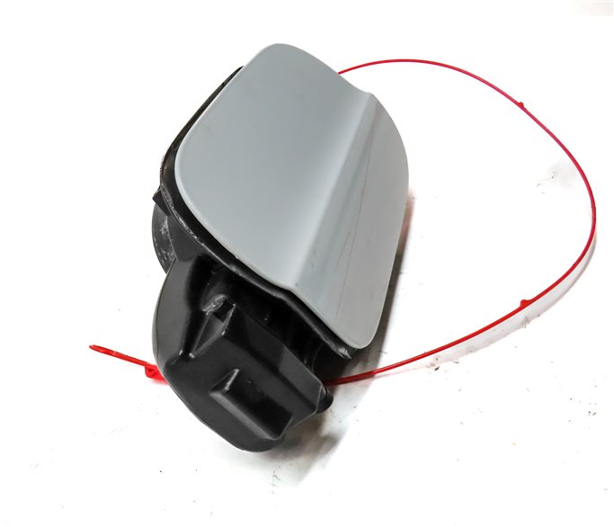 Thumbnail 3: 2010-2015 AUDI Q7 (4L) FUEL TANK DOOR LID COVER TRIM w/ HOUSING (White)