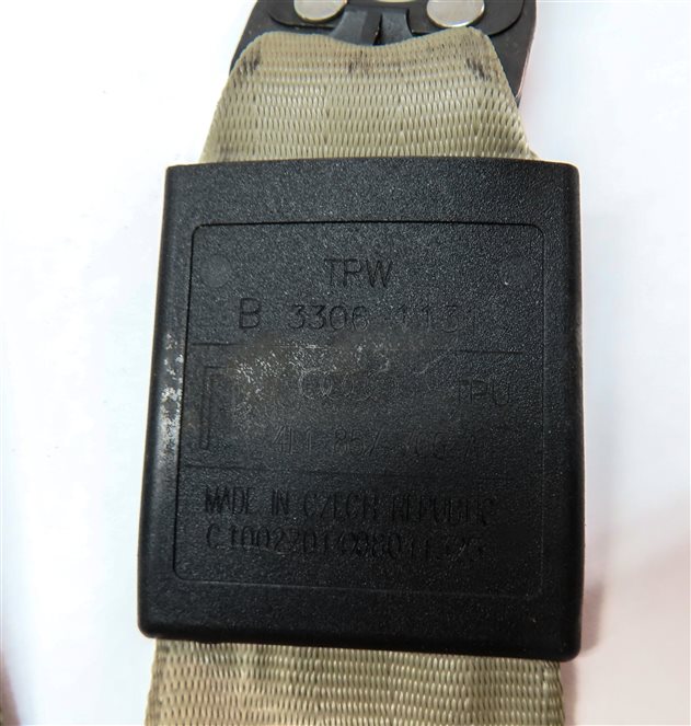 Thumbnail 6: 2007-2015 AUDI Q7 (4L) FRONT RIGHT PASSENGER SEAT SEATBELT RETRACTOR (Beige)