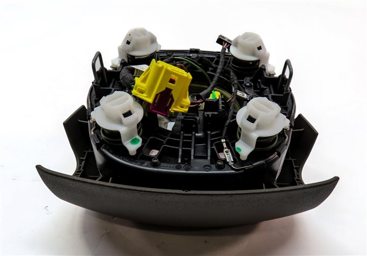 Thumbnail 6: 2011-2015 AUDI Q7 (4L) LEFT DRIVER STEERING WHEEL SRS AIRBAG AIR BAG (BLACK)