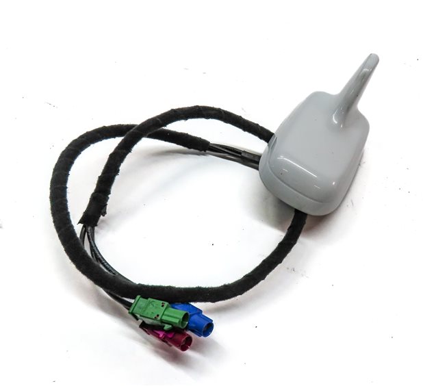 12-15 AUDI Q7 (4L) RADIO STEREO GPS NAVIGATION SHARK FIN ANTENNA (White)