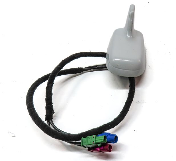 Thumbnail 2: 12-15 AUDI Q7 (4L) RADIO STEREO GPS NAVIGATION SHARK FIN ANTENNA (White)