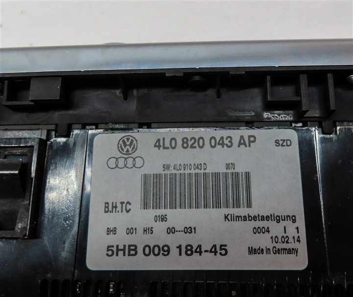 Thumbnail 9: 2013-2015 AUDI Q7 (4L) HEATER AC TEMPERATURE CLIMATE CONTROL PANEL (HEATED SEAT)