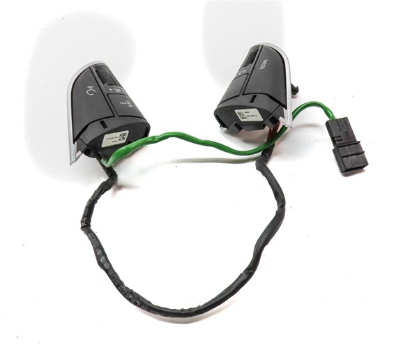 Thumbnail 5: 14 AUDI Q7 (4L) DRIVER STEERING WHEEL PHONE NAVIGATION OPTION BUTTON SWITCH SET