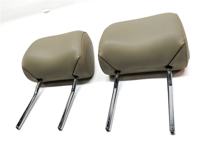 Thumbnail 2: 2008-2015 AUDI A6 S6 Q7 (C6 4L) FRONT LEFT & RIGHT SEAT HEADREST SET (Beige)