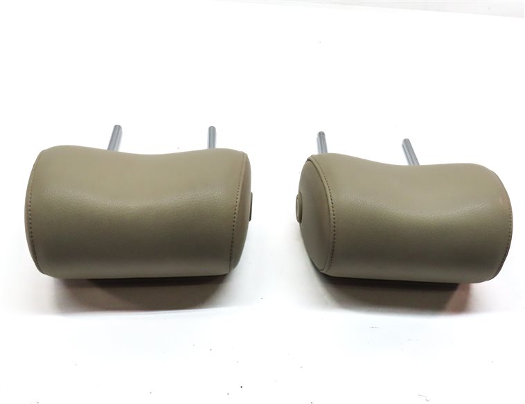 Thumbnail 6: 2008-2015 AUDI A6 S6 Q7 (C6 4L) FRONT LEFT & RIGHT SEAT HEADREST SET (Beige)