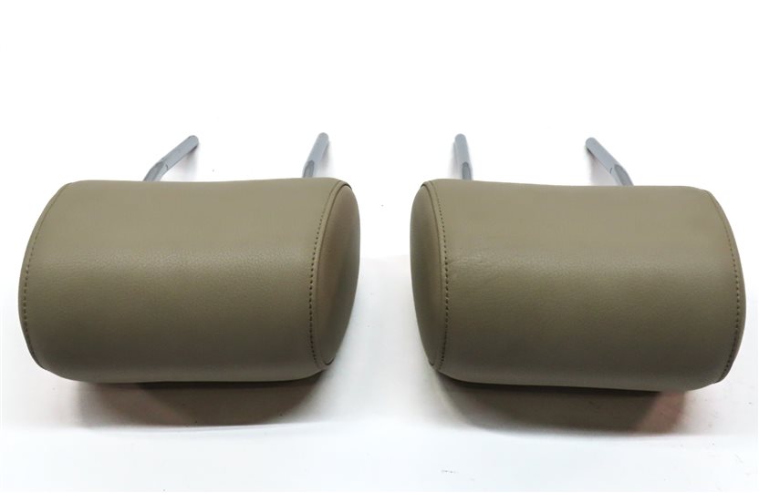 Thumbnail 7: 2008-2015 AUDI A6 S6 Q7 (C6 4L) FRONT LEFT & RIGHT SEAT HEADREST SET (Beige)