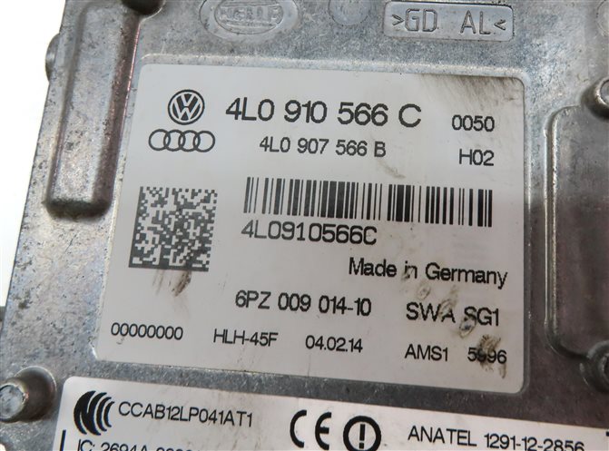 Thumbnail 7: 2013-2020 AUDI Q7 (4L 4M) REAR RIGHT LANE DEPARTURE BLIND SPOT MODULE (MASTER)