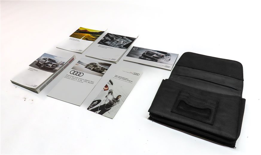 2014 AUDI Q7 (4L) 3.0L DIESEL (CNRB) OWNER'S MANUAL BOOKLET SET/7 w/ CASE