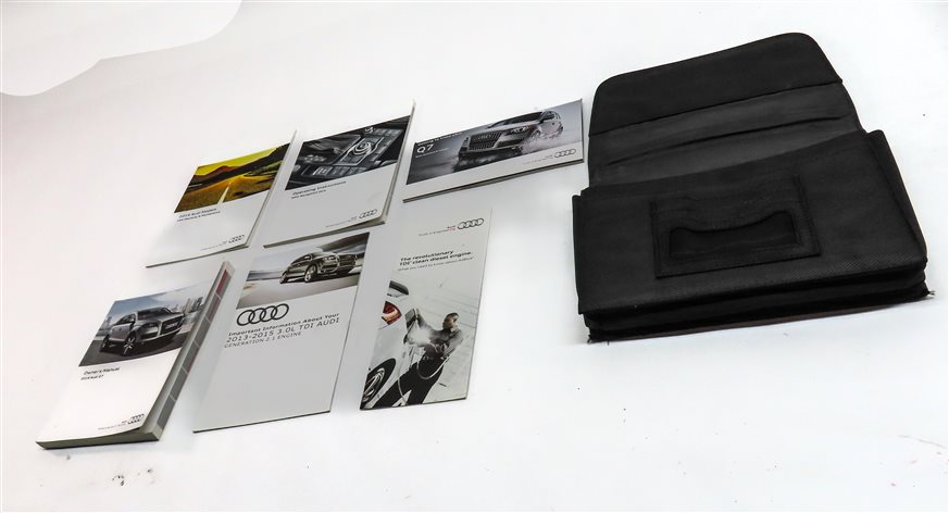 Thumbnail 2: 2014 AUDI Q7 (4L) 3.0L DIESEL (CNRB) OWNER'S MANUAL BOOKLET SET/7 w/ CASE