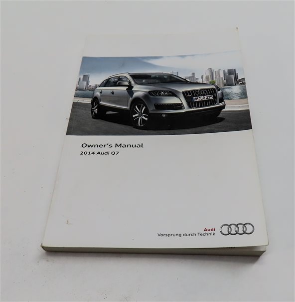 Thumbnail 8: 2014 AUDI Q7 (4L) 3.0L DIESEL (CNRB) OWNER'S MANUAL BOOKLET SET/7 w/ CASE