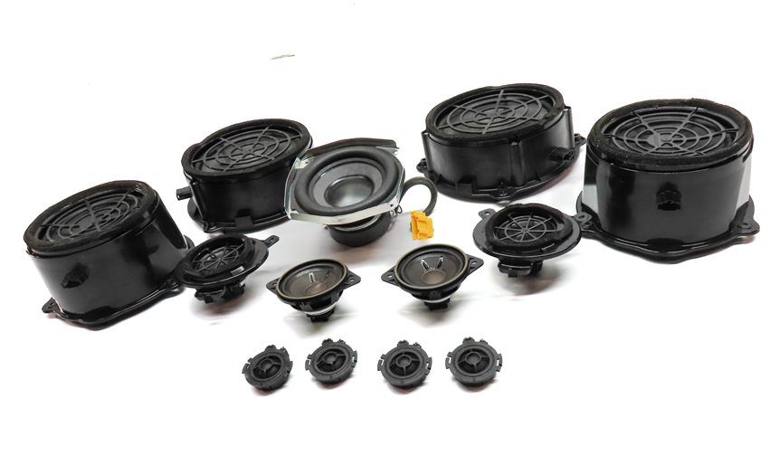 Thumbnail 3: 2014 AUDI Q7 (4L) RADIO STEREO BOSE AUDIO SOUND SYSTEM SPEAKER SET/13