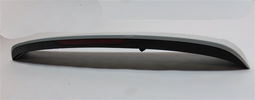 Thumbnail 2: 2007-2015 AUDI Q7 (4L) REAR SPOILER WING w/ 3rd THIRD BRAKE LIGHT LAMP (White)