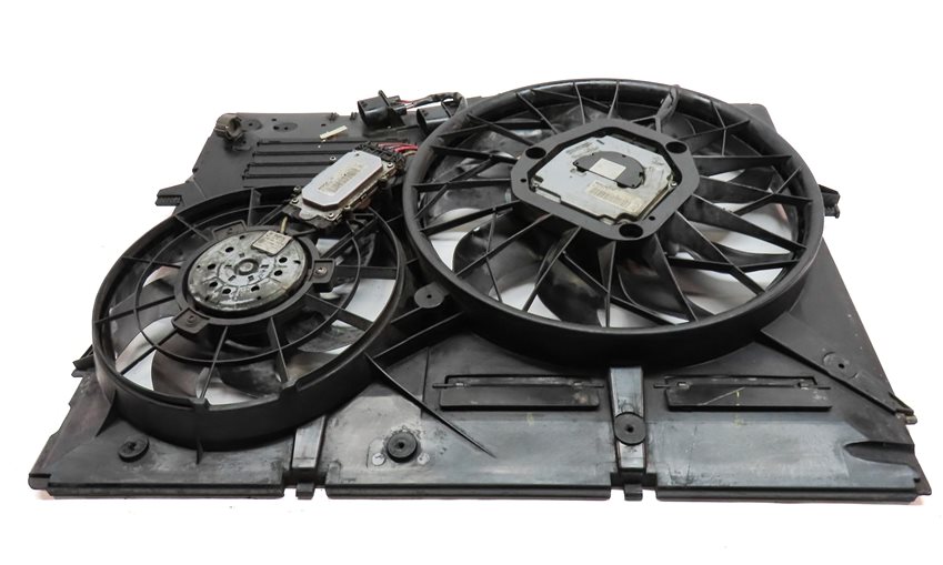 Thumbnail 6: 11-15 AUDI Q7 (4L) 3.0L ENGINE RADIATOR COOLING FAN (FOR MODELS w/ HITCH OPTION)