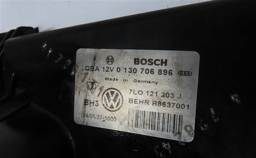 Thumbnail 9: 11-15 AUDI Q7 (4L) 3.0L ENGINE RADIATOR COOLING FAN (FOR MODELS w/ HITCH OPTION)