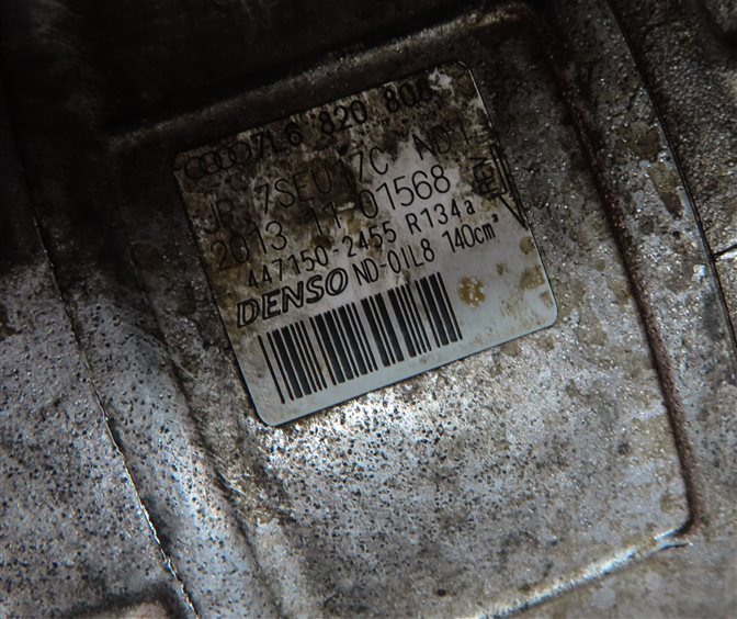 Thumbnail 7: 2011-2015 AUDI Q7 (4L) 3.0L DIESEL ENGINE A/C AIR CONDITIONING COMPRESSOR PUMP