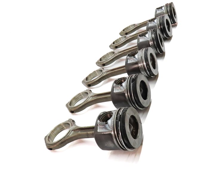 Thumbnail 4: 09-17 AUDI A6 A7 A8 Q5 Q7 S4 S6 Q5 TOUAREG 3.0L SUPERCHARGED ENGINE PISTON SET 6