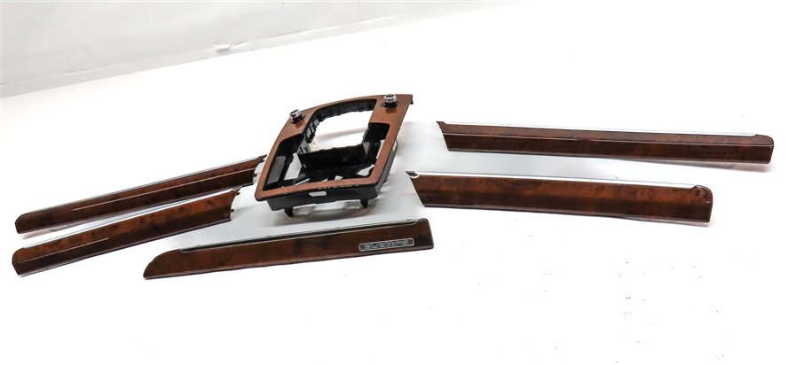 Thumbnail 2: 2014 AUDI Q7 (4L) INTERIOR DASH DOOR CENTER CONSOLE WOOD TRIM SET/6 (Walnut)